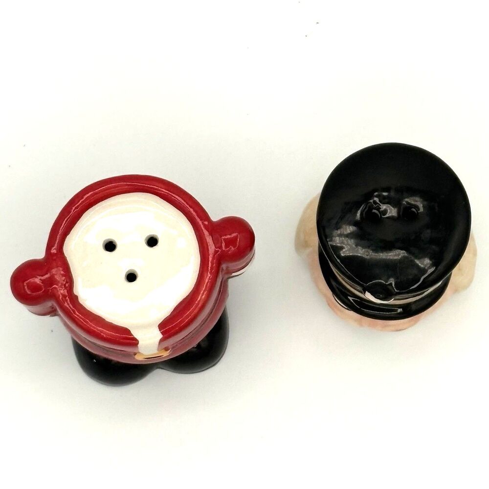 Ceramic Christmas Soldier Salt & Pepper Shaker Set 4" - Picture 7 of 8